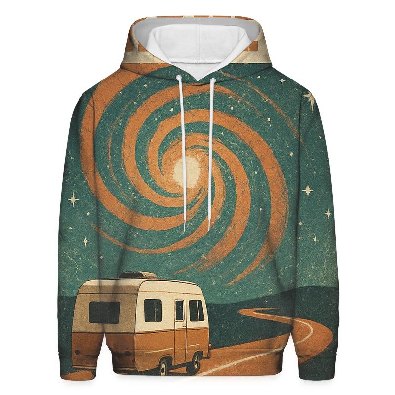 Cosmic Roadtrip Vintage Poster heavyweight hoodies