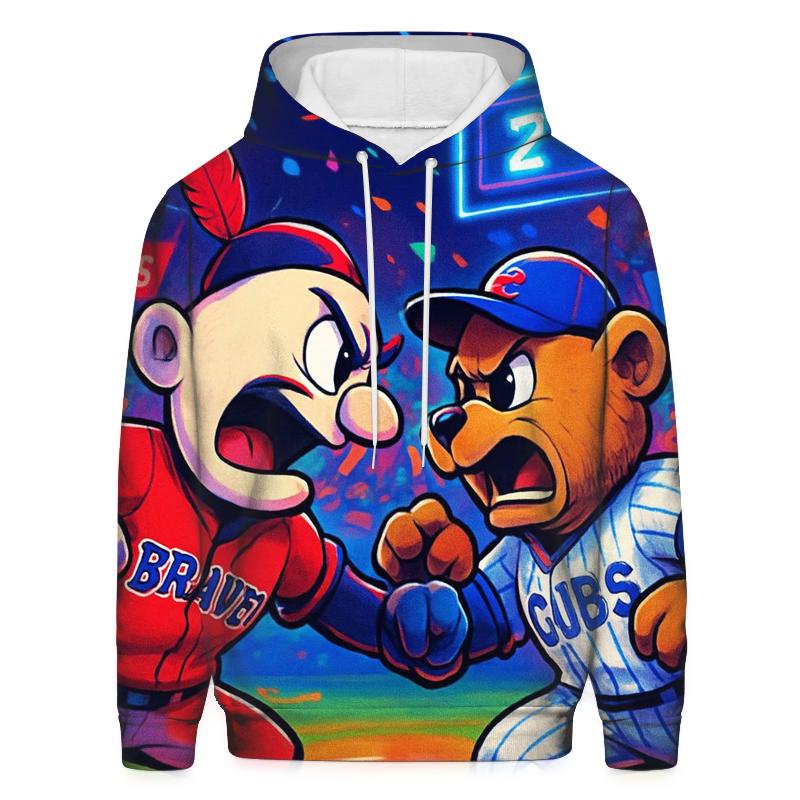 Stadium Clash Under Neon Lights hoodie styles