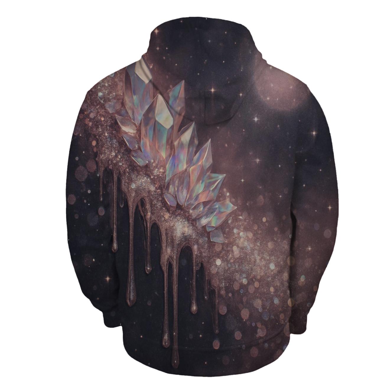 Galactic Glitter Veil hoodie trends