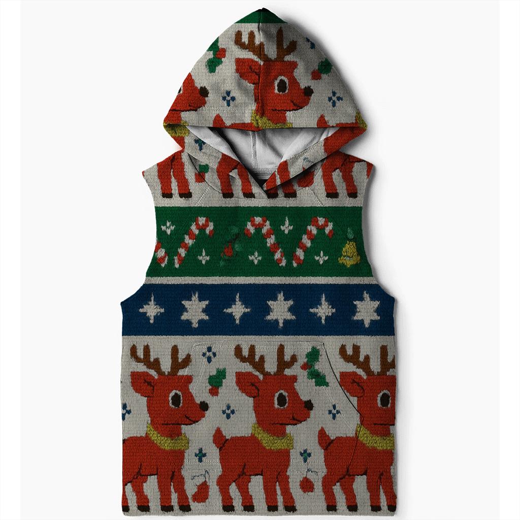 Tacky Tinsel Reindeer Choir Design graphic hoodies