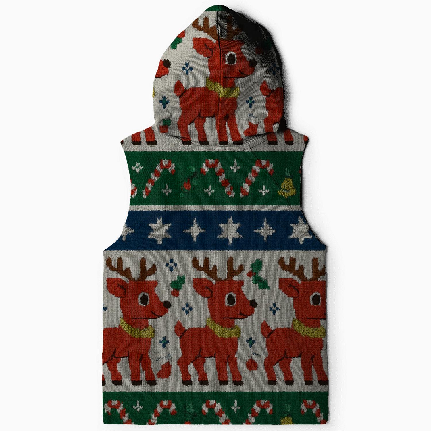 Tacky Tinsel Reindeer Choir Design graphic hoodies
