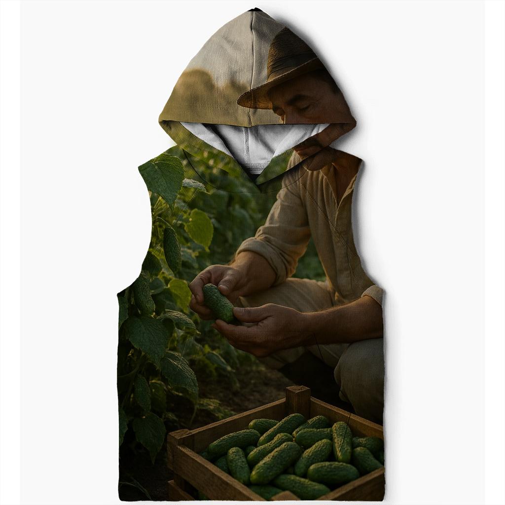 Harvesting Cornichons In An Early Morning French Farm hoodie styles