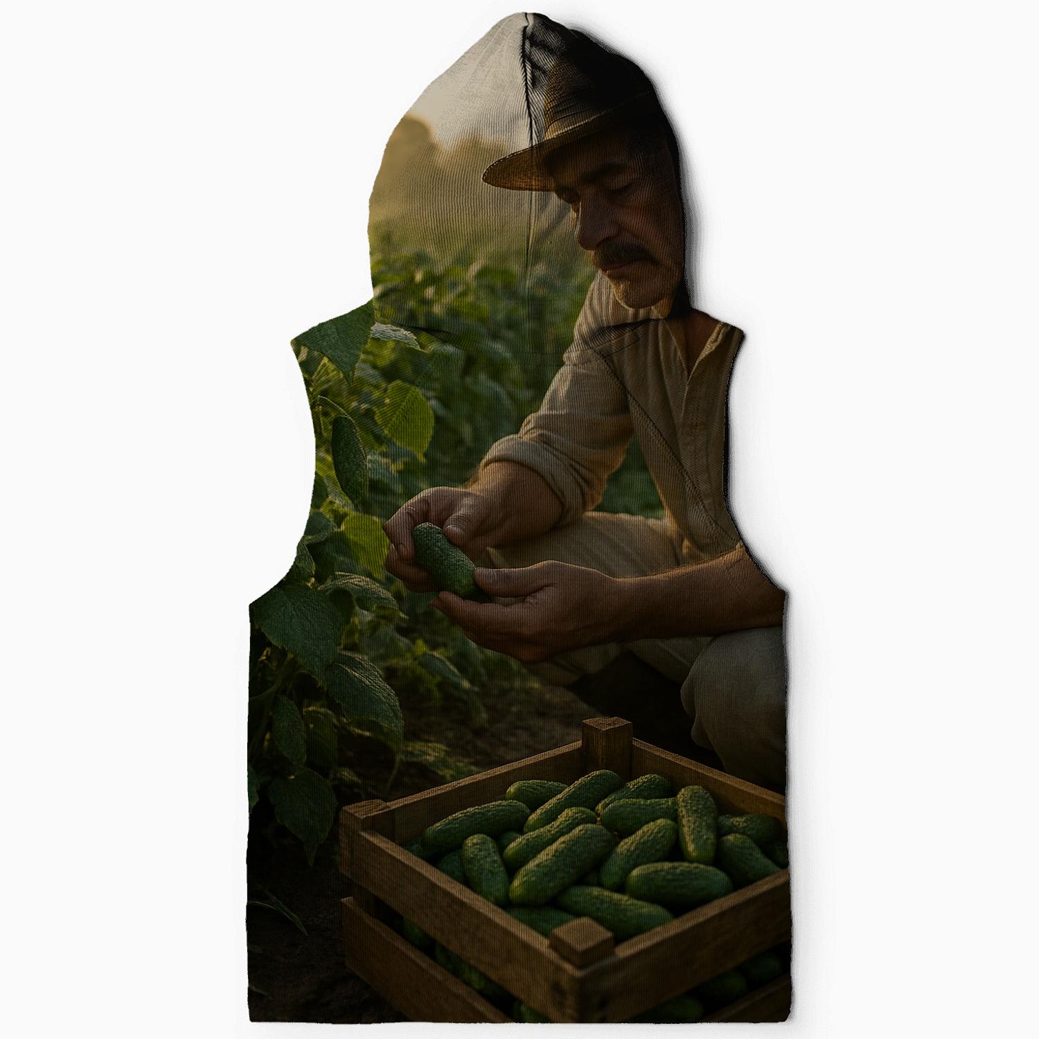 Harvesting Cornichons In An Early Morning French Farm hoodie styles