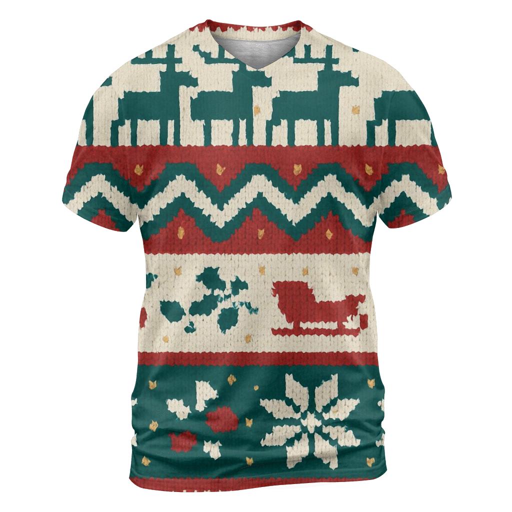Tinsel Town Reindeer Relay Design creative print fashion shirts