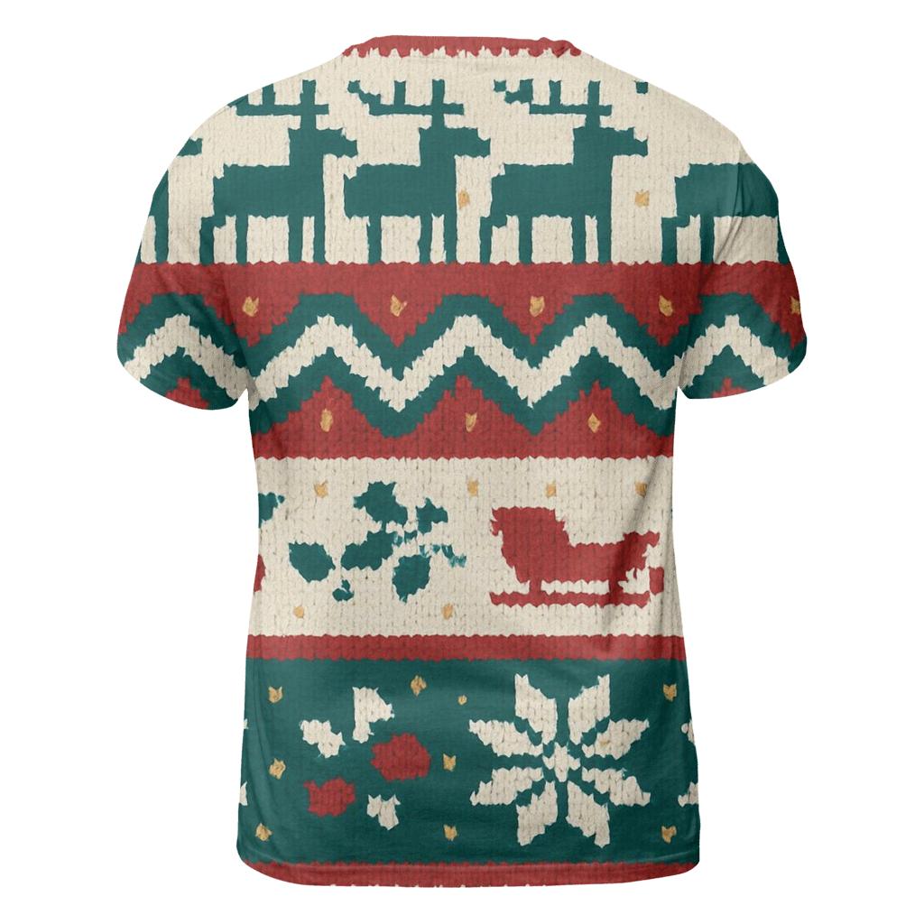 Tinsel Town Reindeer Relay Design creative print fashion shirts