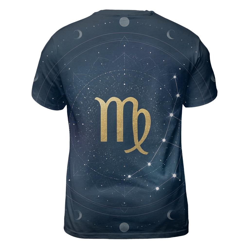 Virgo Celestial Mandala designer pattern shirts