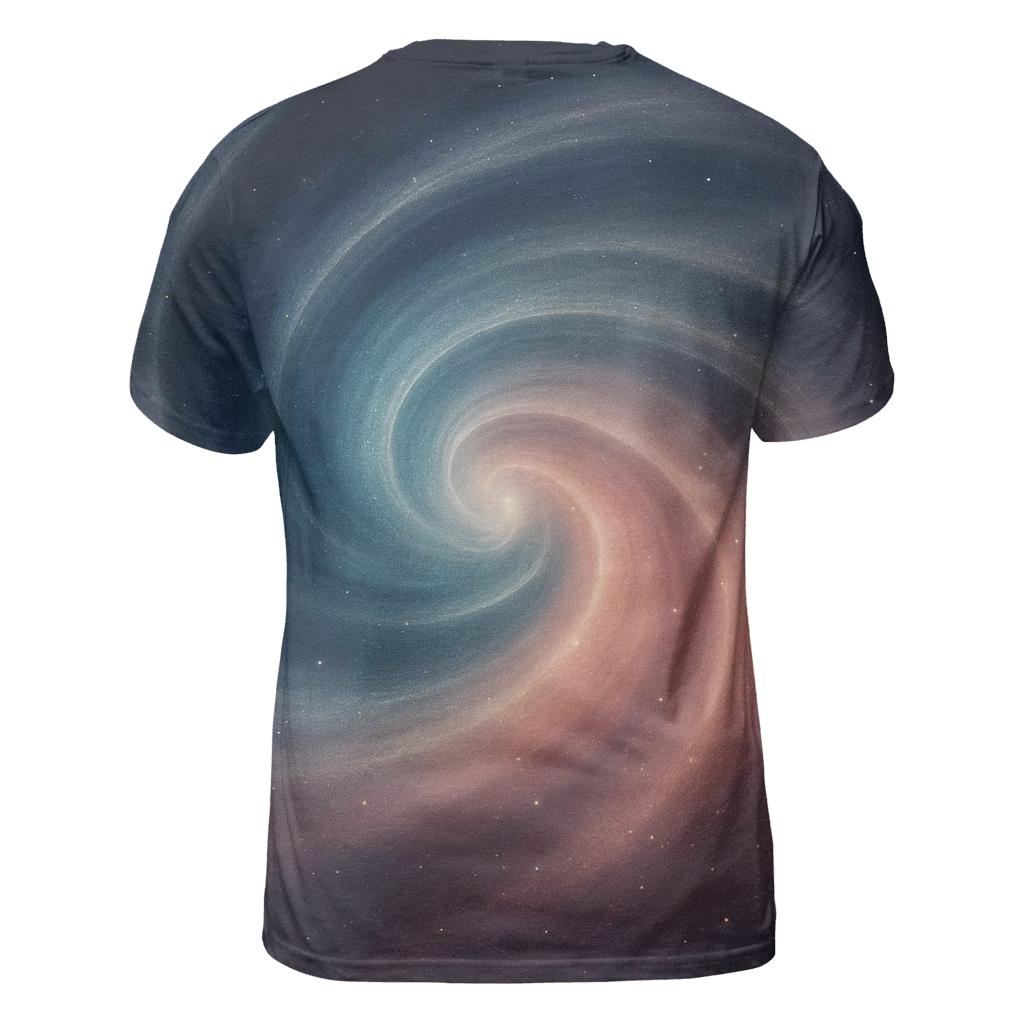Stellar Tide Bloom Gradient vibrant all-over design tees