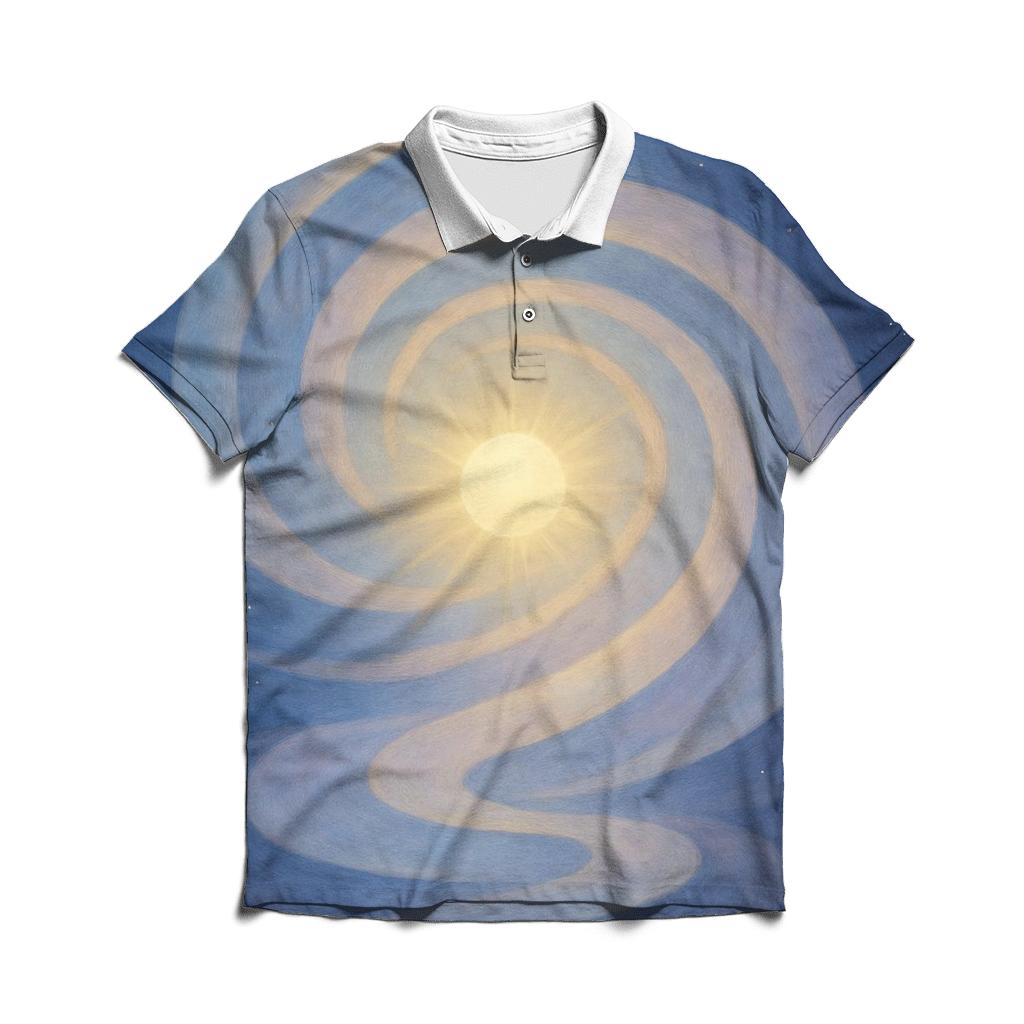 Luminous Ascendance stylish collar polo tees