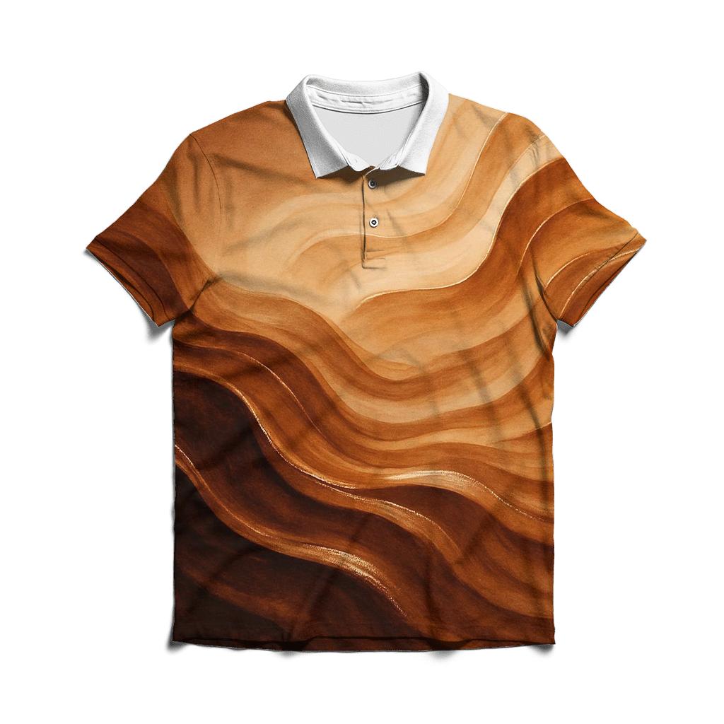 Espresso Wave branded logo polo shirts