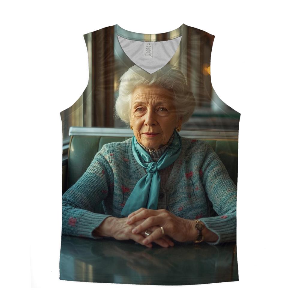 Polly Holliday In Conversation At The Diner designer workout tanks