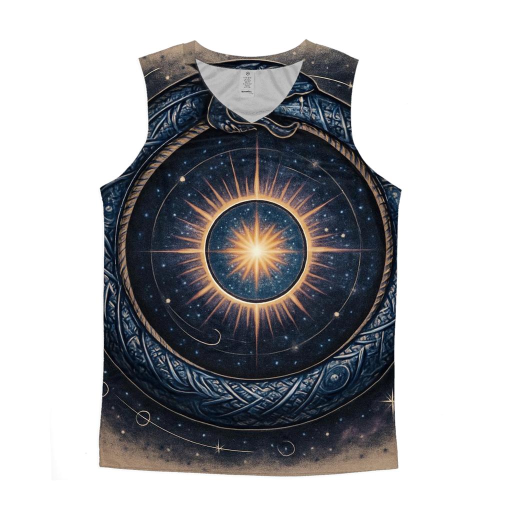 Celestial Ouroboros Tattoo Embrace designer workout tanks