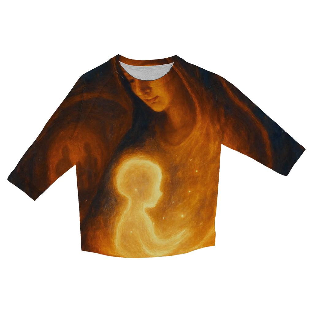 The Eternal Hearth A Mothers Guiding Flame stylish quarter sleeve tops