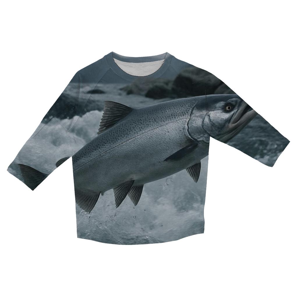 Fjord King Salmon Run casual three quarter sleeve shirts