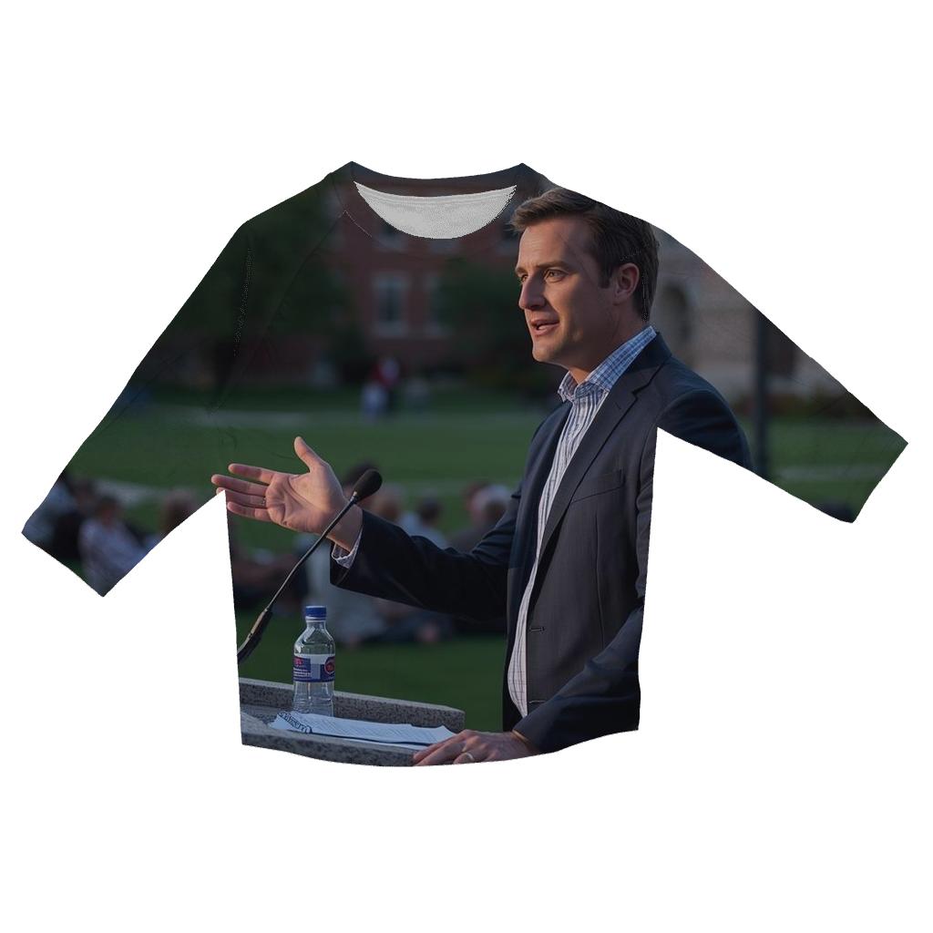 Campus Lecture After Dusk custom 3/4 sleeve shirts