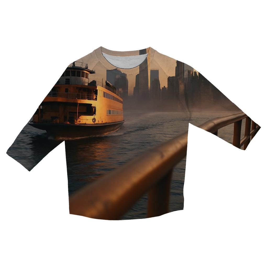 Dawn Ferry Over Manhattan fashion 3/4 sleeve shirts