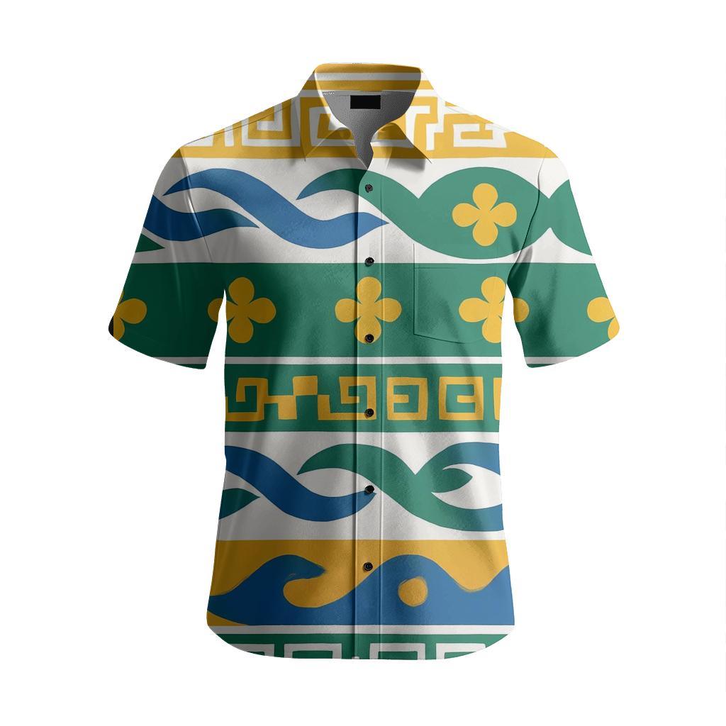 Kente Nebula Stripe premium embroidered apparel