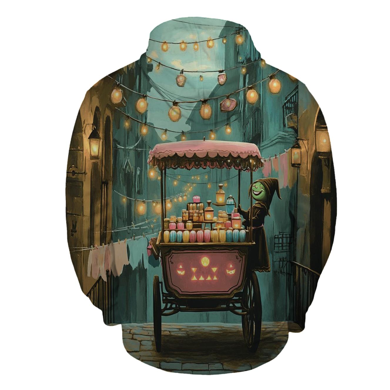 Candy Cart Of The Floating Alley hoodies fashion