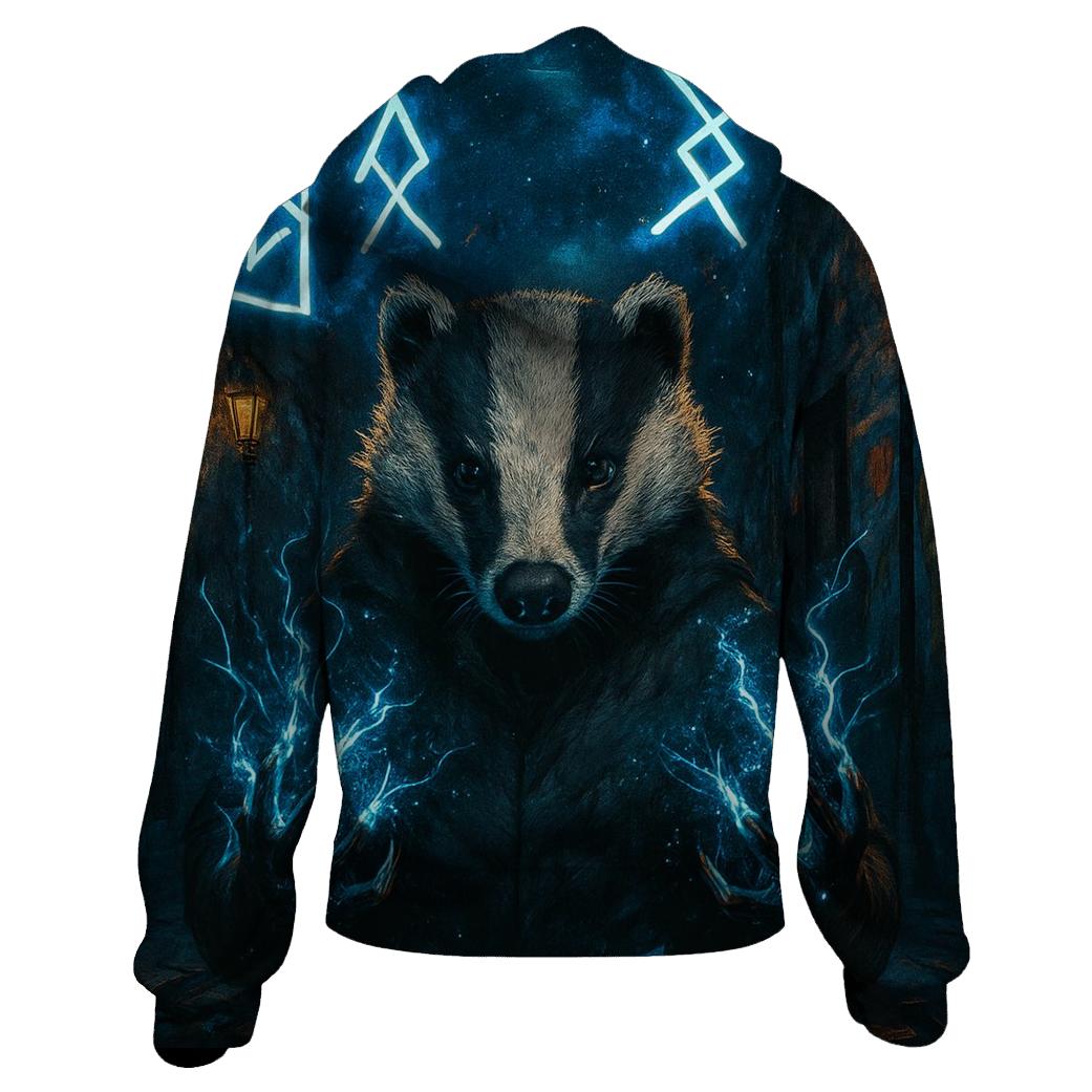 Arcane Neon Badger premium hoodies