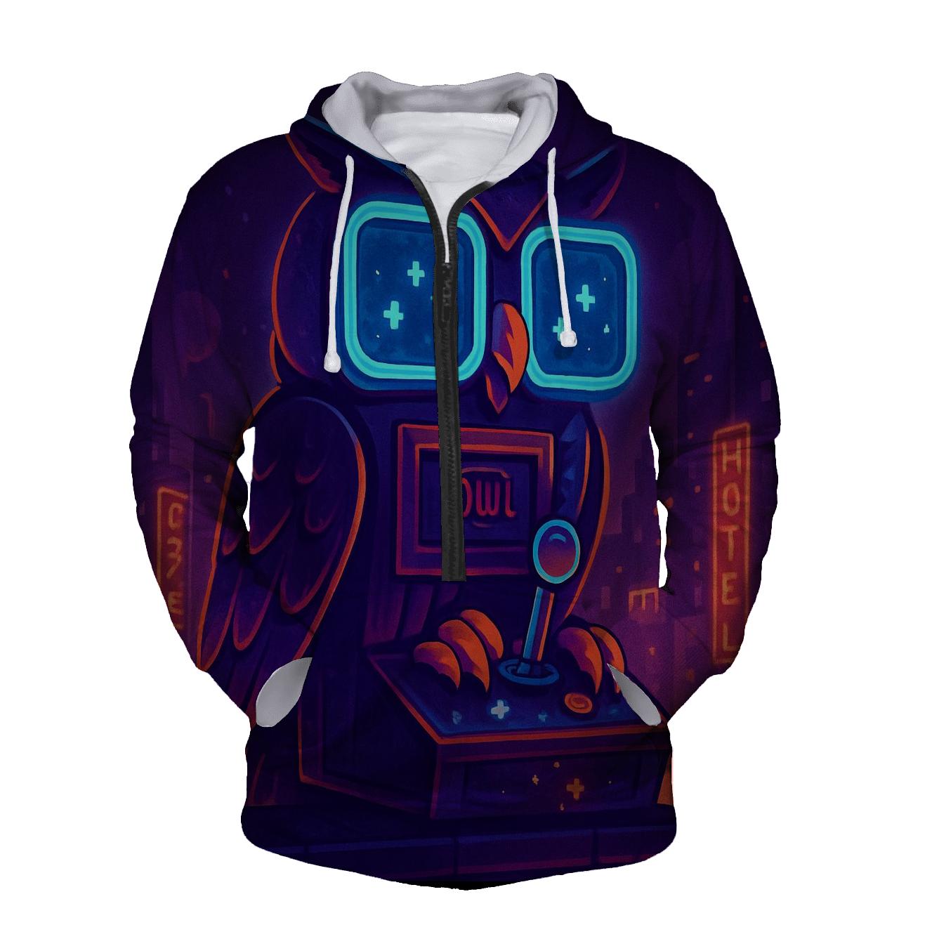 Midnight Arcade Owl hoodies fashion