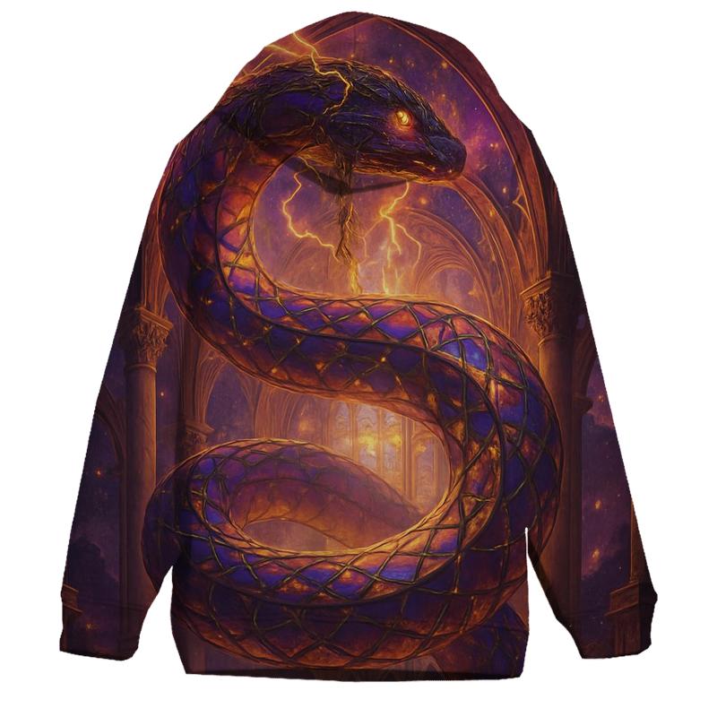 Random Spiral Serpent hoodie trends