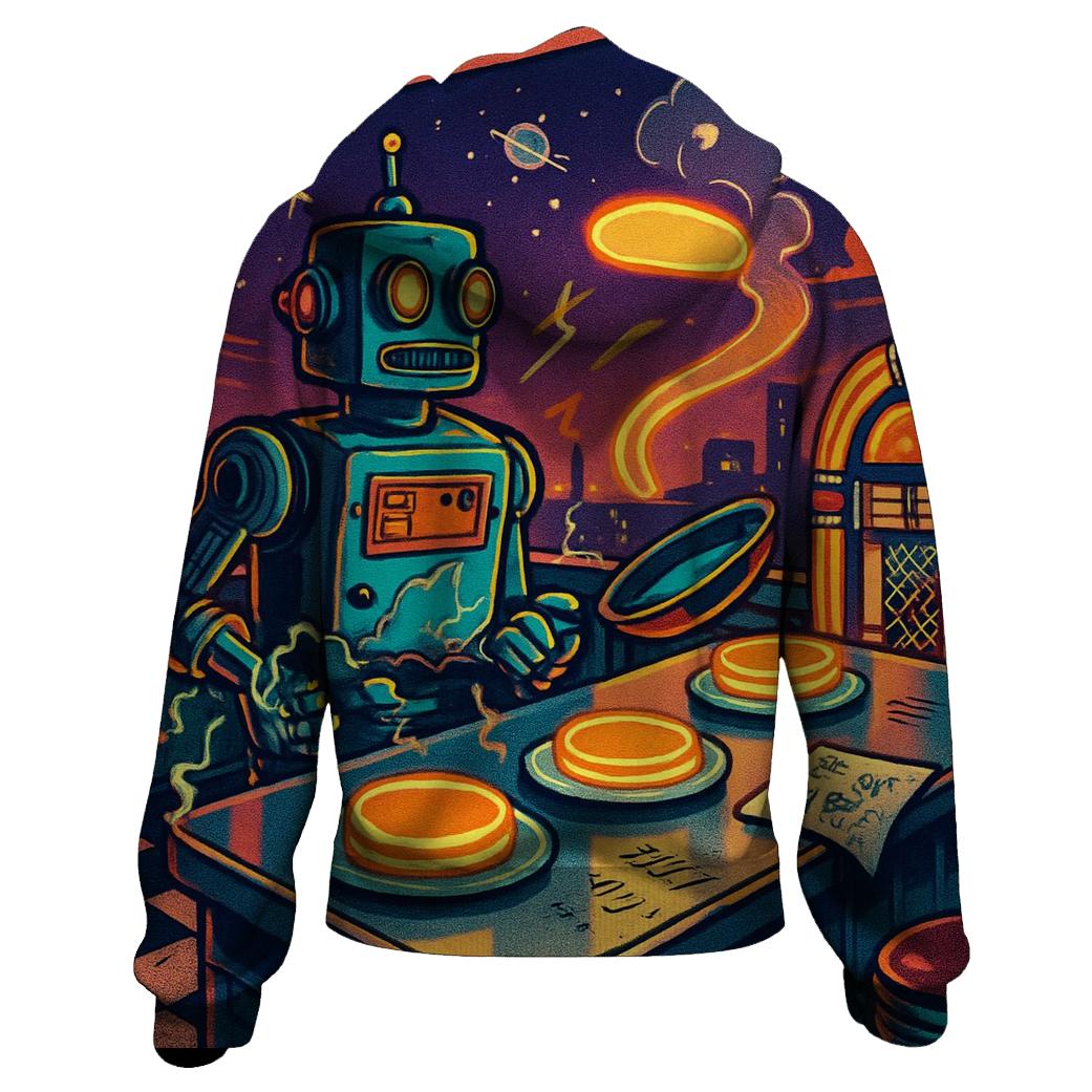 Retro Robo Diner hoodie styles