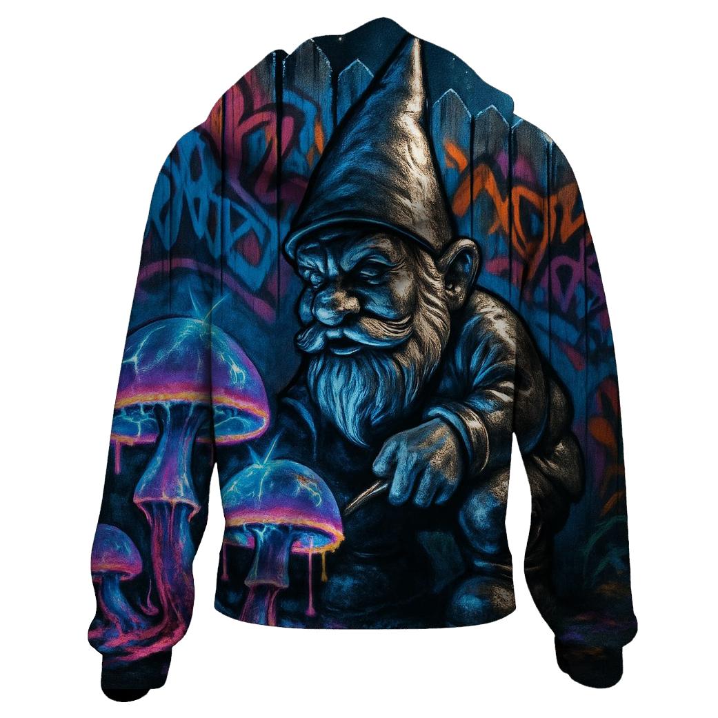 Chromed Garden Gnome hoodie styles