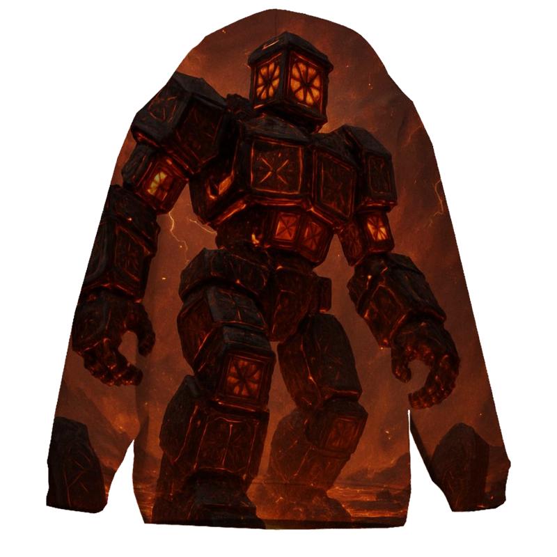 Random Lava Lantern Golem premium hoodies