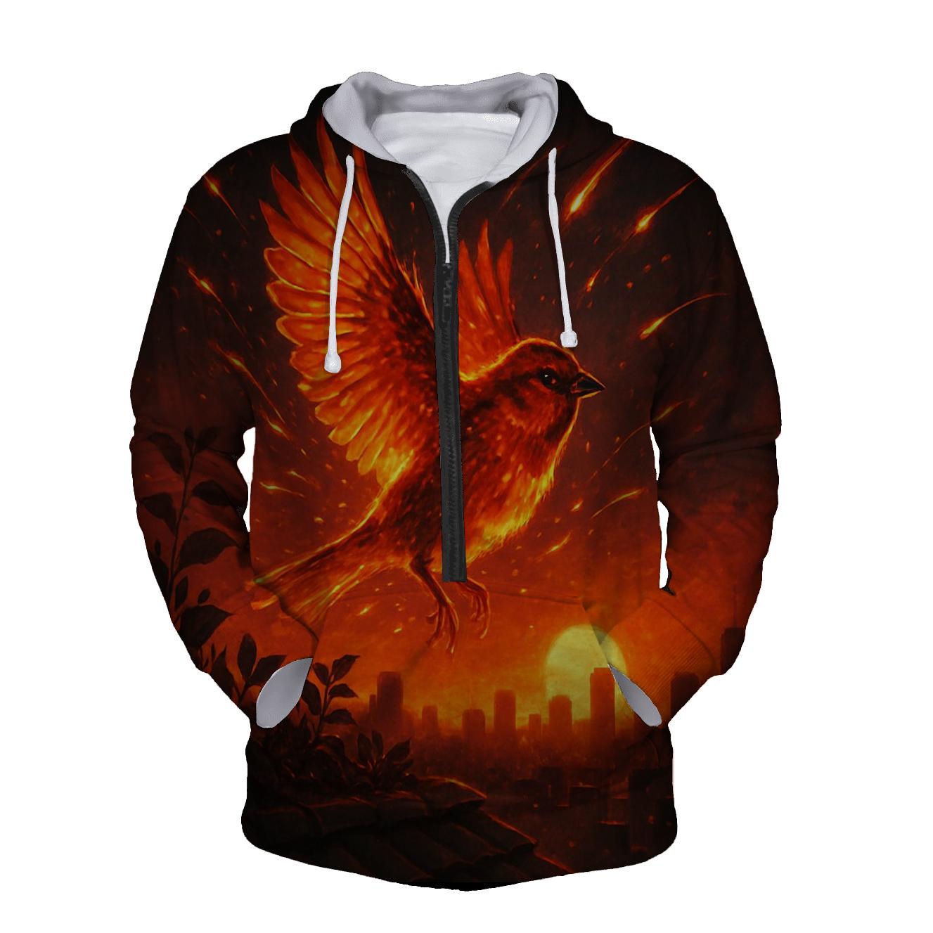 Solar Flare Sparrow custom hoodies