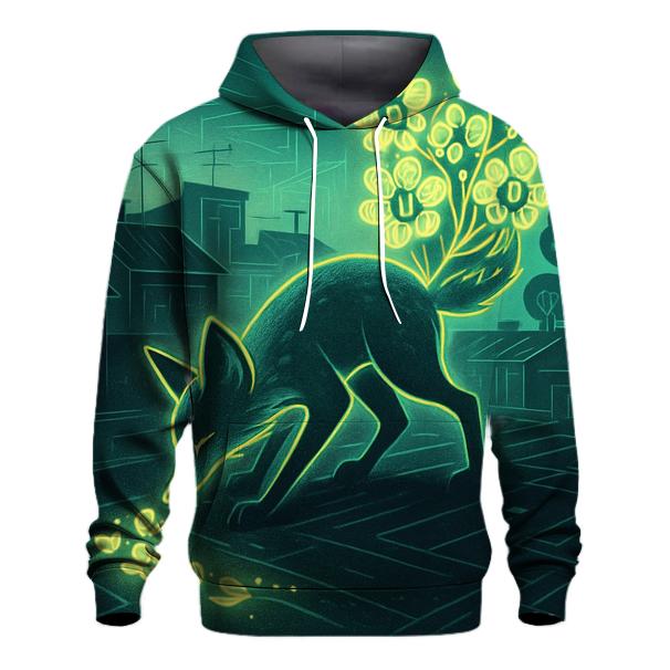 Binary Blossom Fox premium hoodies