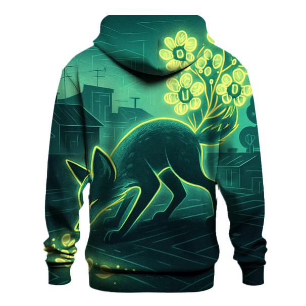 Binary Blossom Fox premium hoodies