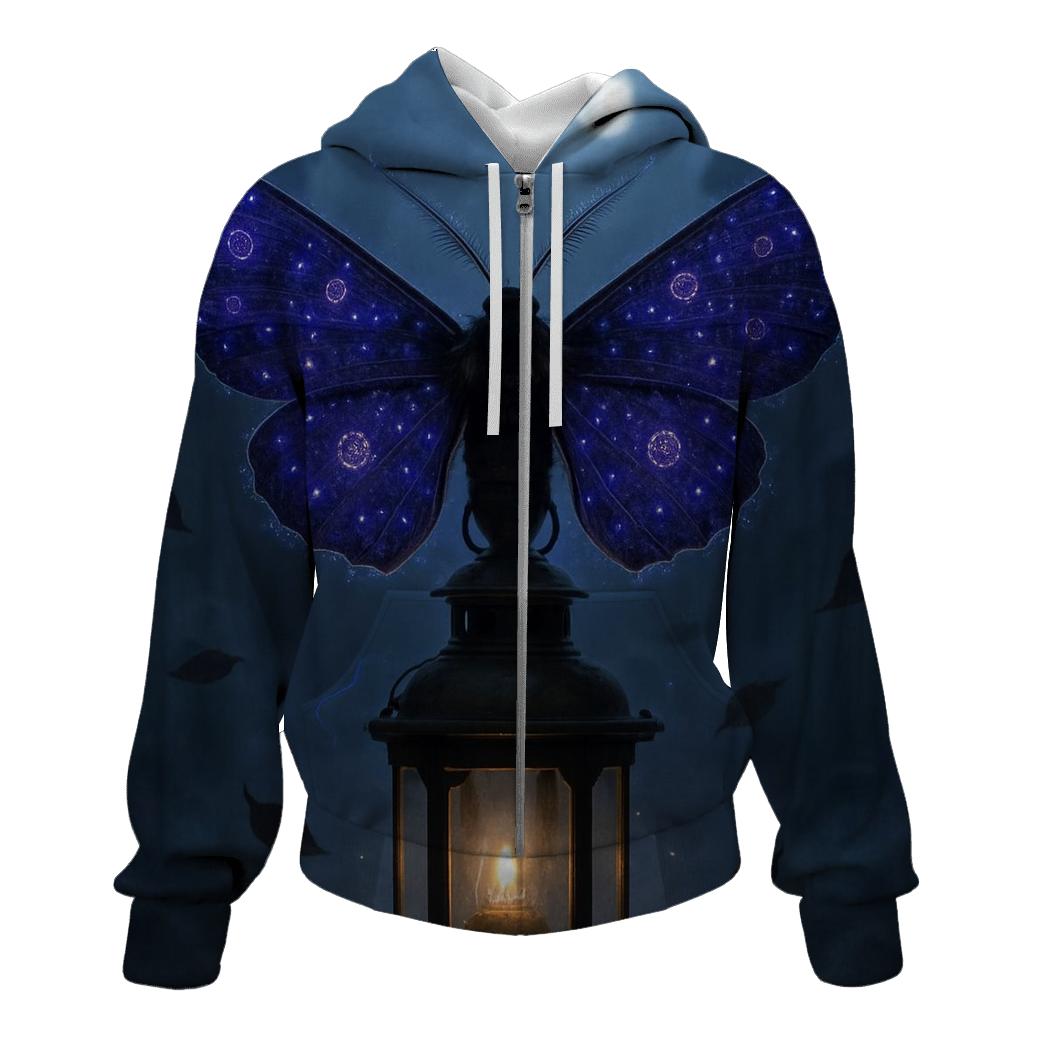 Violet Neon Moth Oracle custom hoodies