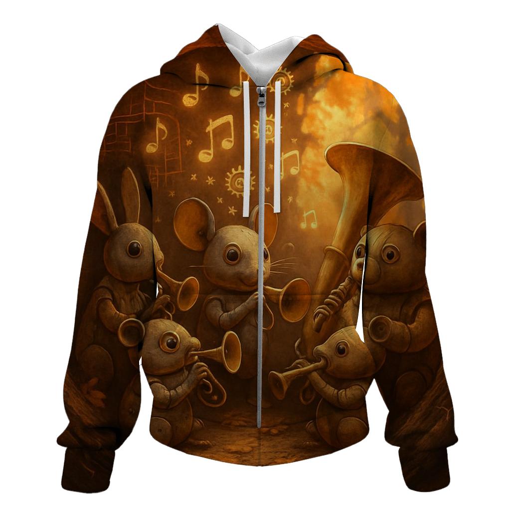 Mechanical Foxhole Orchestra graphic hoodies