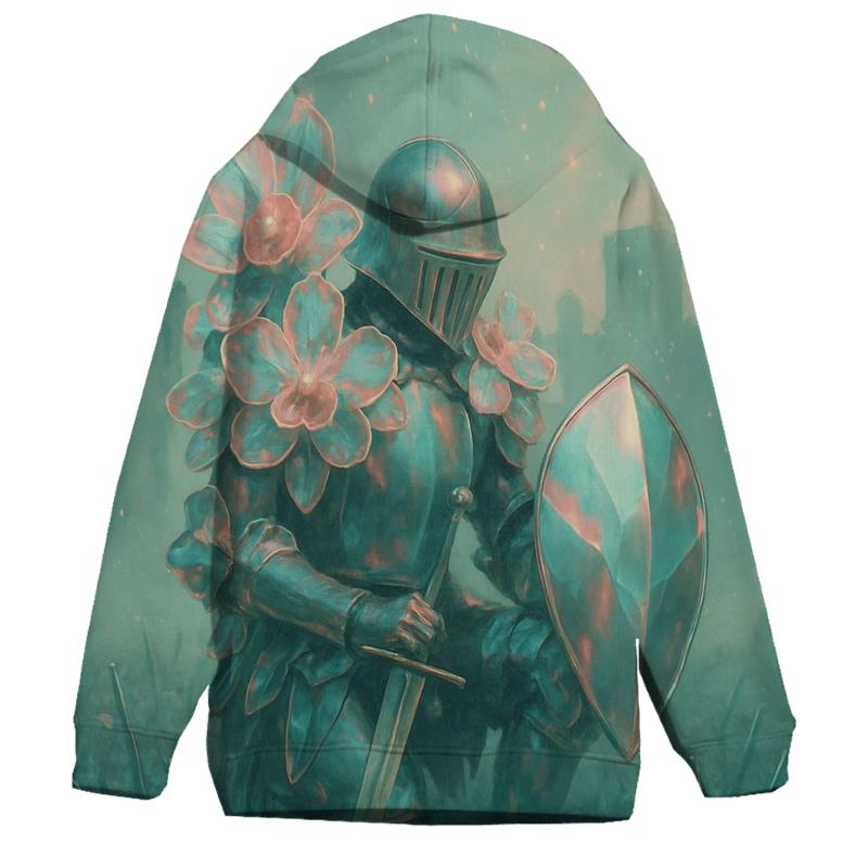 Random Glass Orchid Knight zip-up hoodies