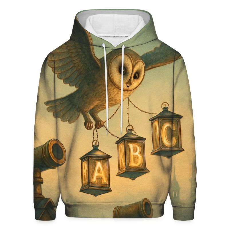Random Lantern Owl Post hoodie trends