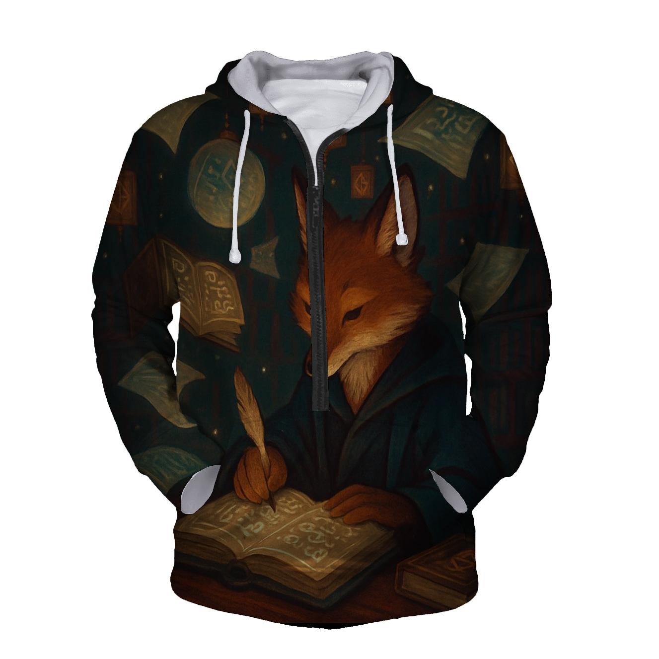 Glyphkeeper Fox premium hoodies