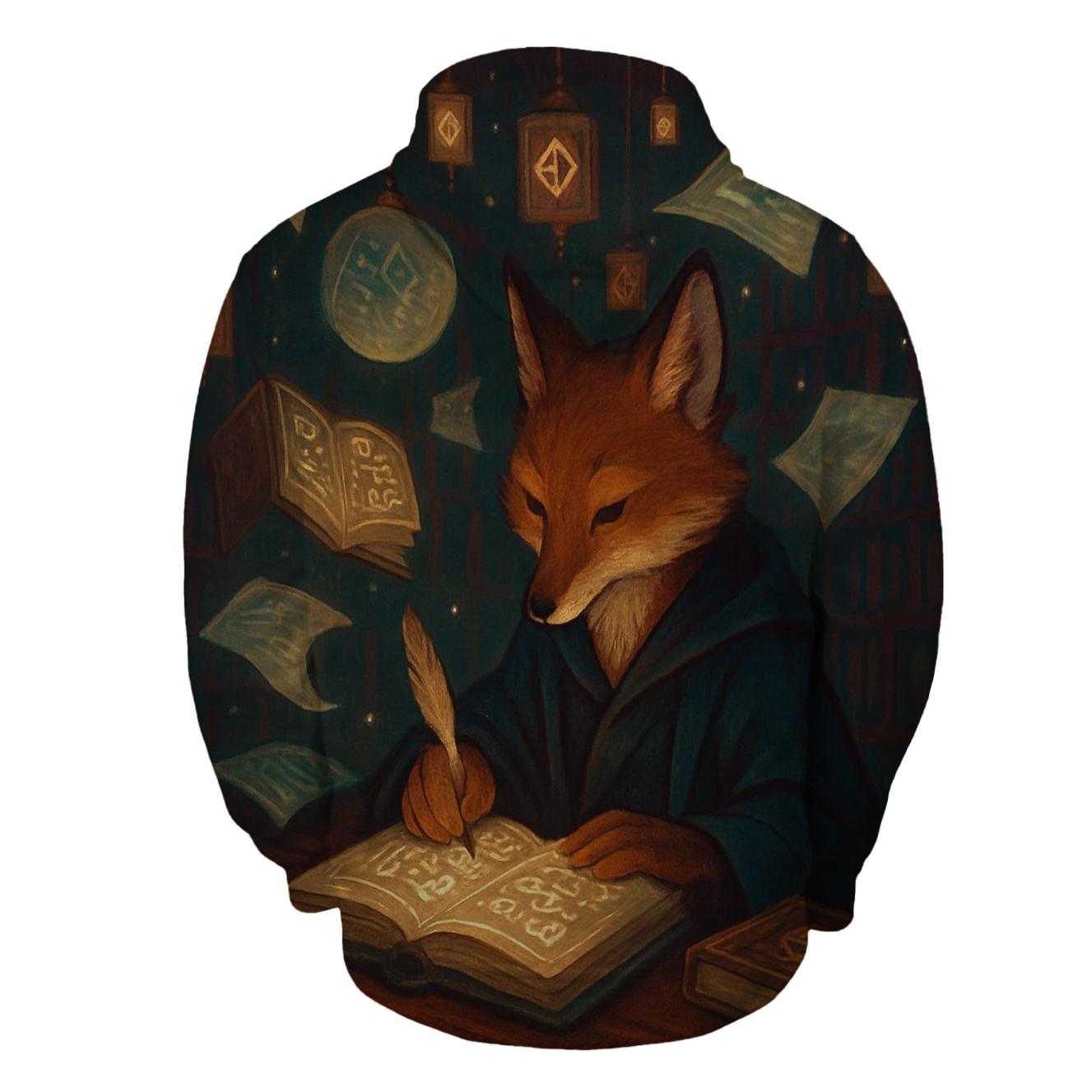 Glyphkeeper Fox premium hoodies