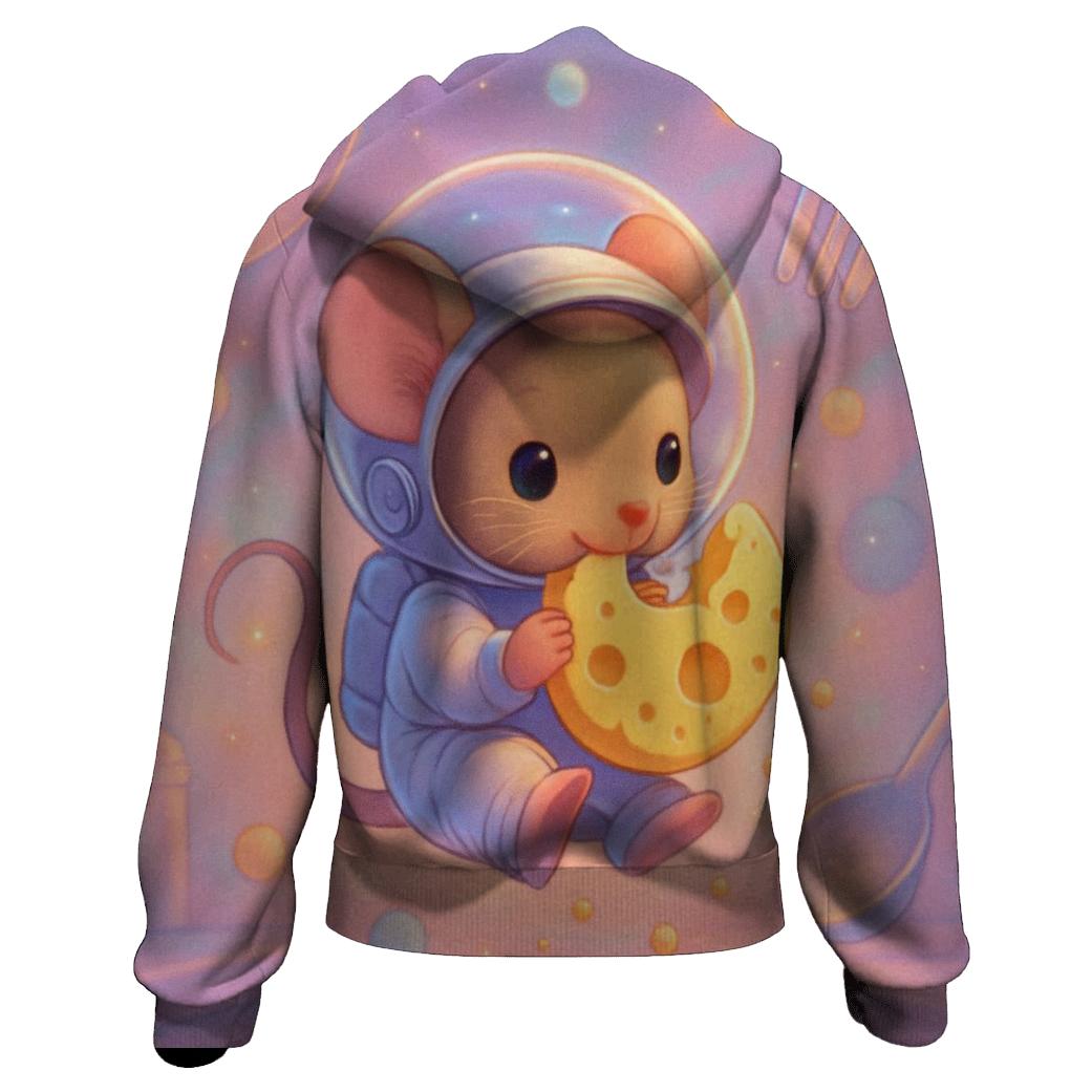 Moon Cheese Astronaut Mouse hoodie styles