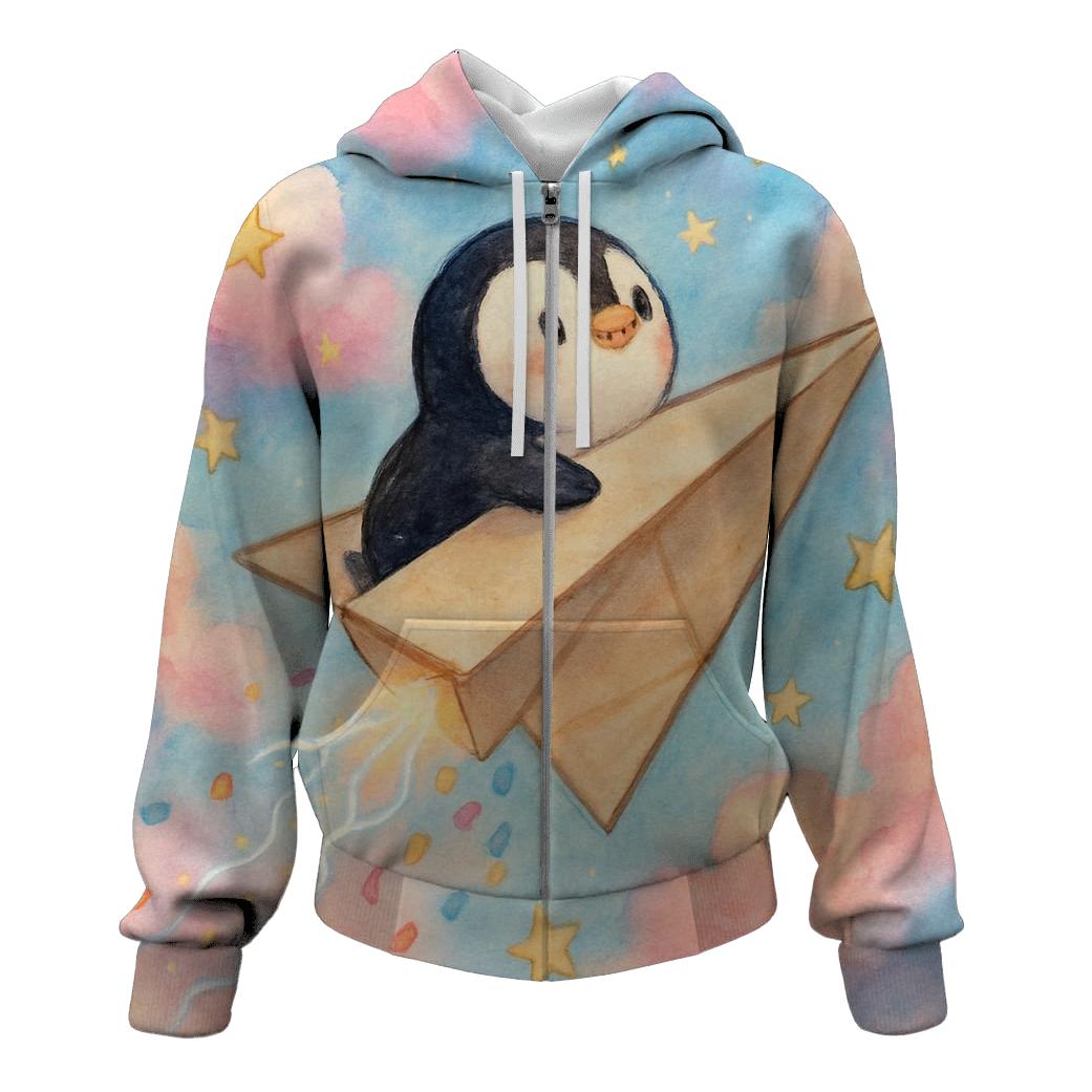 Paper Rocket Penguin hoodie trends