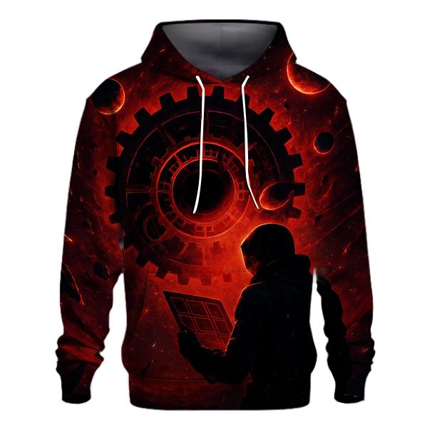 Clockwork Black Hole lightweight hoodies