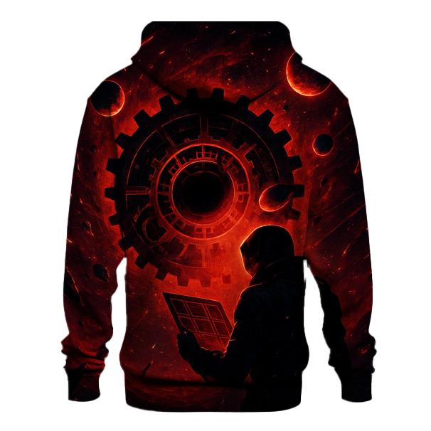Clockwork Black Hole lightweight hoodies