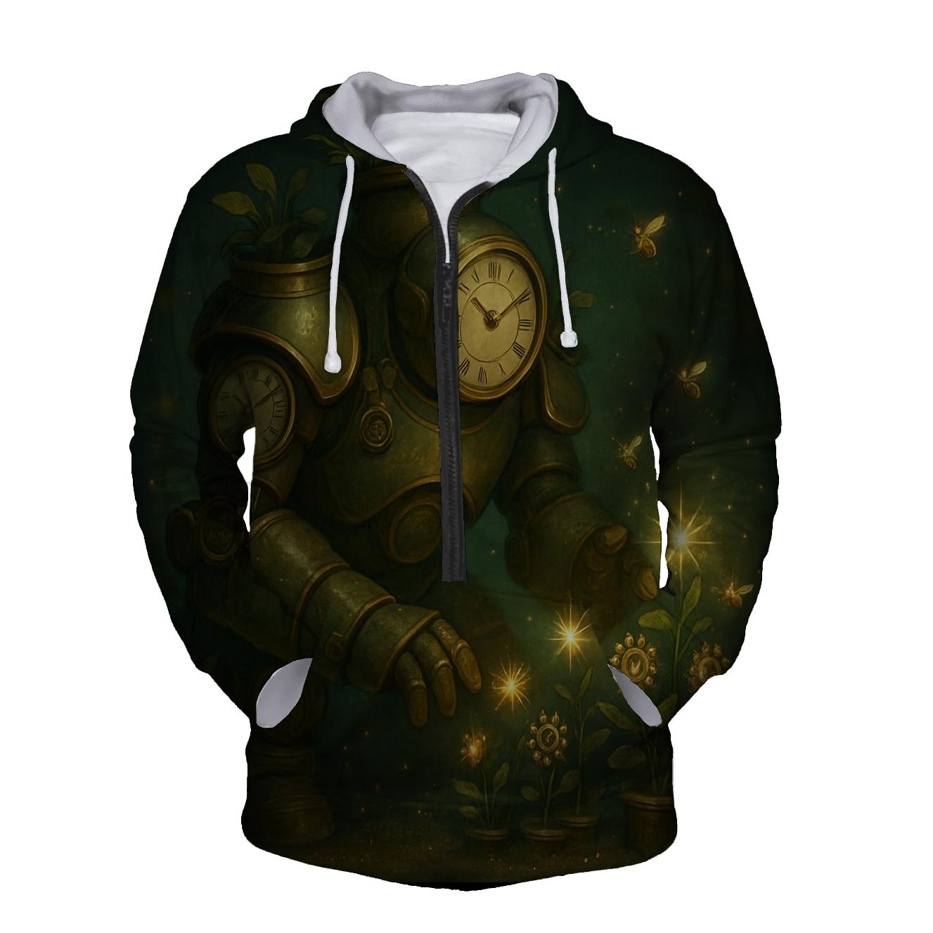 Clockwork Garden Golem graphic hoodies