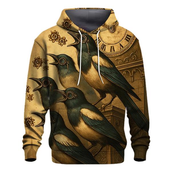 Clocktower Magpie Choir hoodie designs