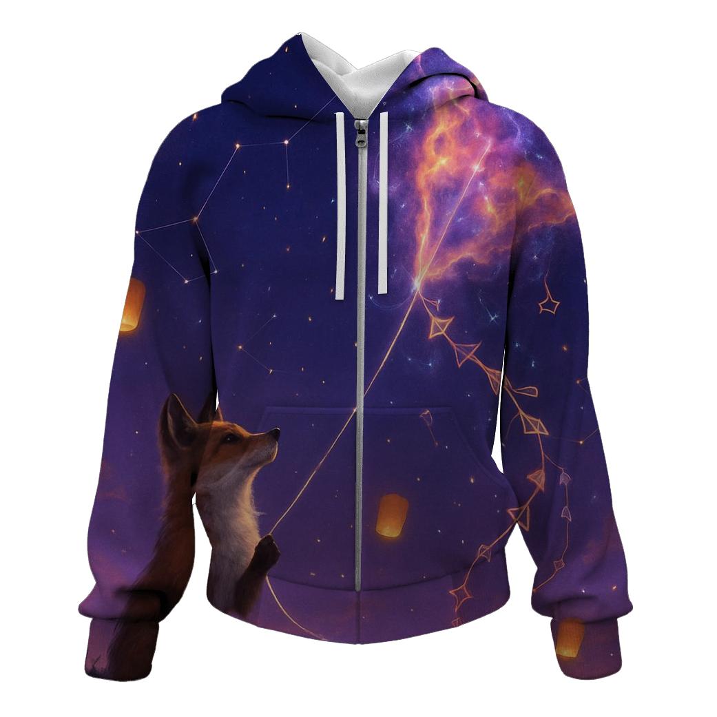 Nebula Kite Fox lightweight hoodies