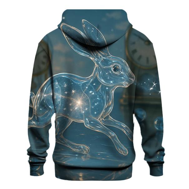 Hollowglass Hare graphic hoodies
