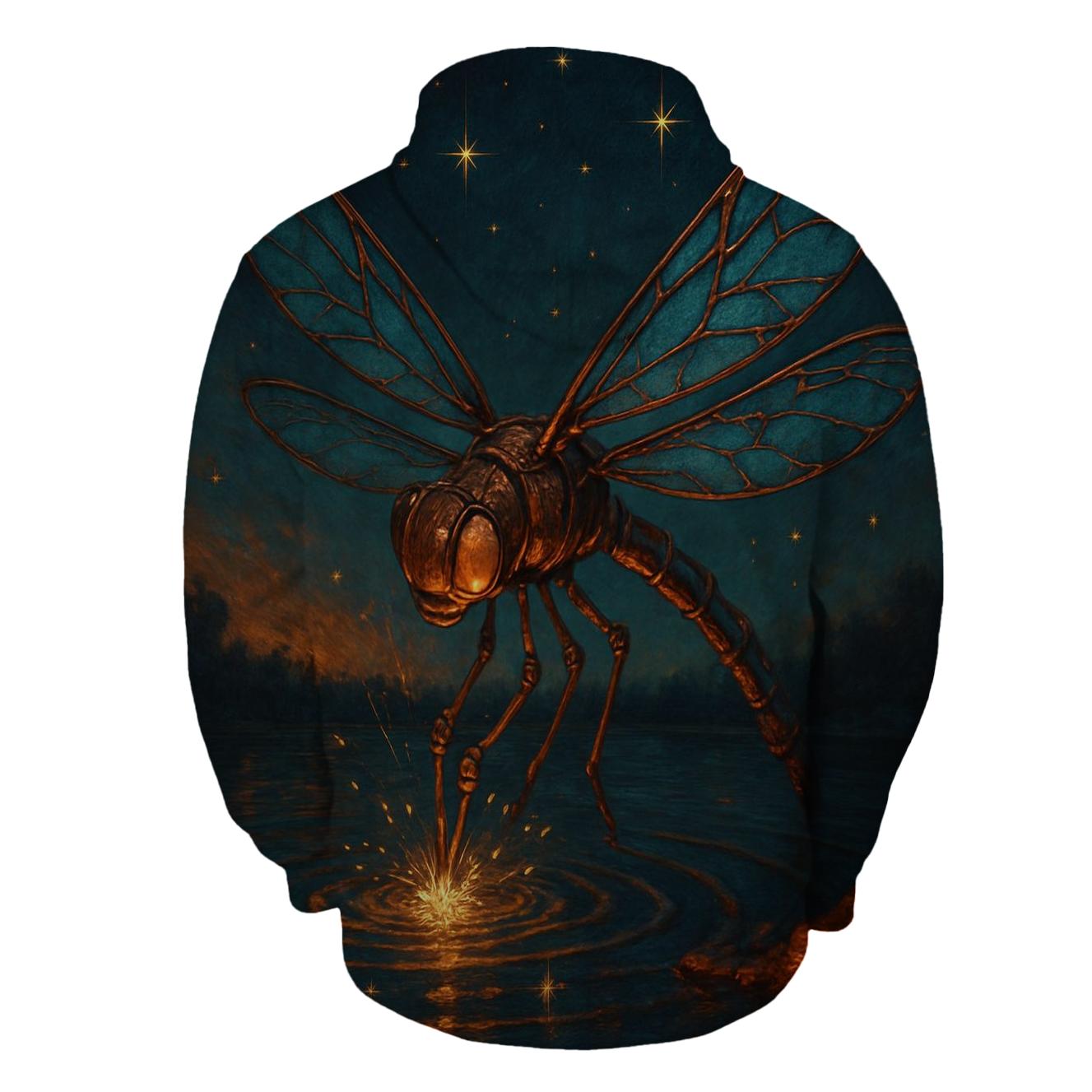 Flickerforge Dragonfly zip-up hoodies