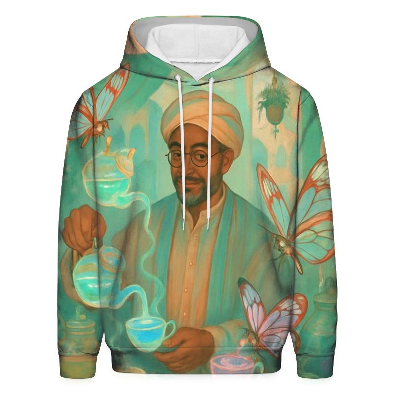 Random Glasswing Tea Merchant designer hoodies