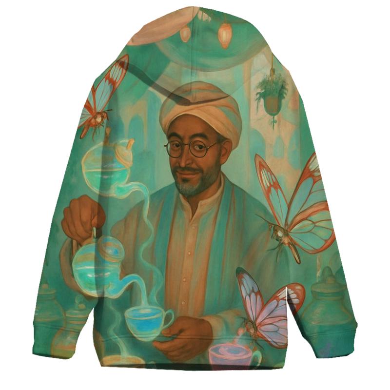 Random Glasswing Tea Merchant designer hoodies