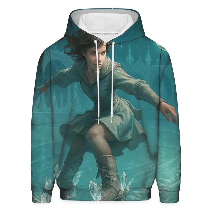 Random Quartz Skater printed hoodies