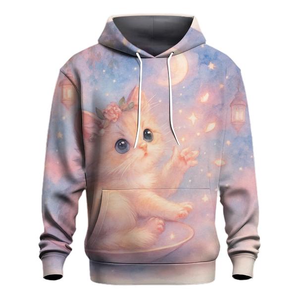 Starlit Tea Party Kitten hoodie trends