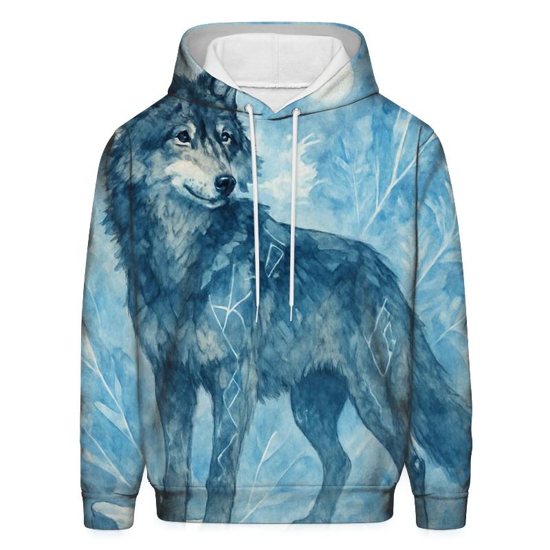Glacial Sentinel graphic hoodies